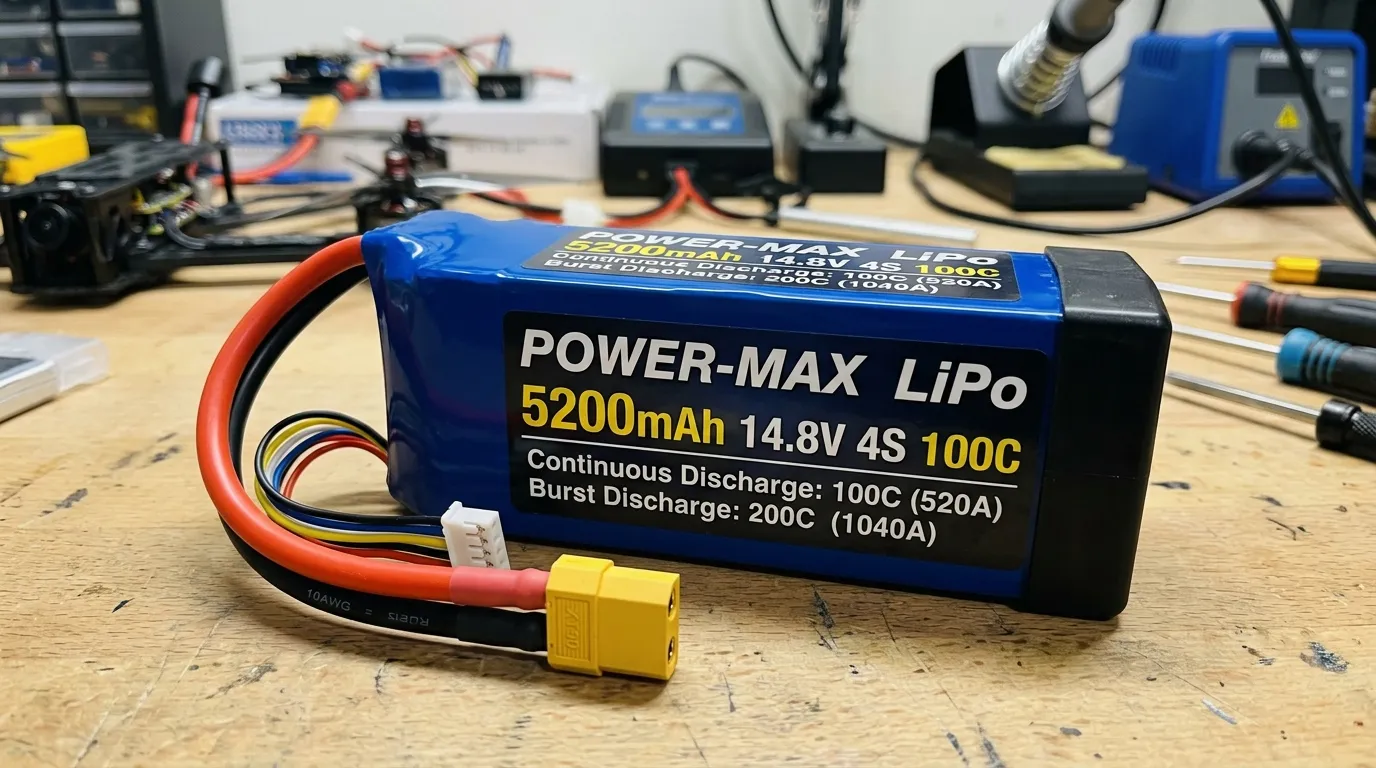 بطارية LiPo عالية التفريغ