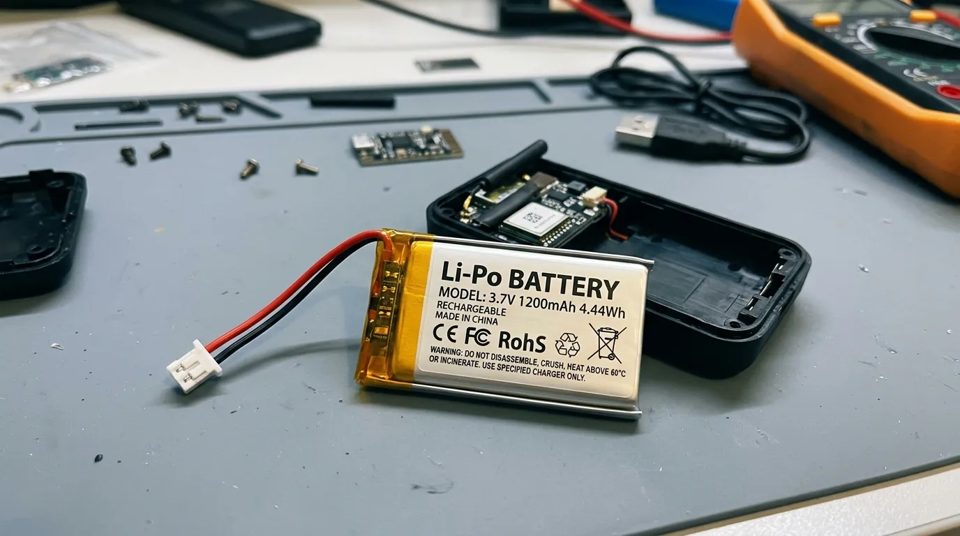 بطارية LiPo لأجهزة التتبع